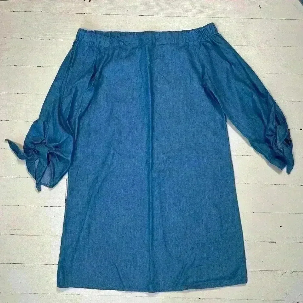 Altar’d State Blue Off The Shoulder Dress Women’s‎ Size Small